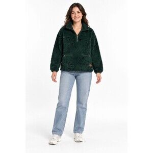 Woolrich Women’s Green Puffy Fuzzy Outdoor Winter Coat Size Small